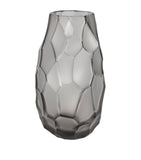 Lalique Silex crystal vase 14cm, UK version
