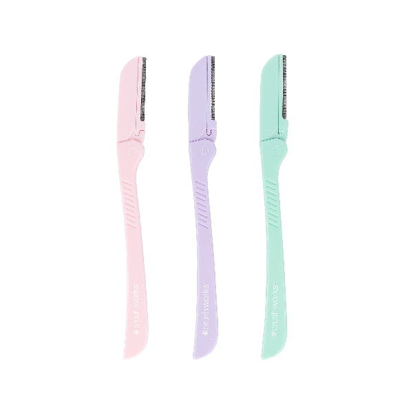 Brushworks  Pastel Eyebrow Razors (Pack of 3) GOODS Superdrug   