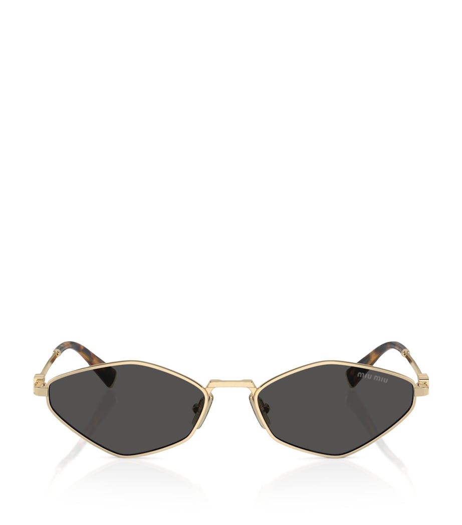 Miu Miu sunglasses MU 56ZS gold shine grey (British brand)