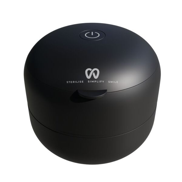 Opulus Pulse Pod Ultrasonic Retainer Cleaner Black, imported from the UK