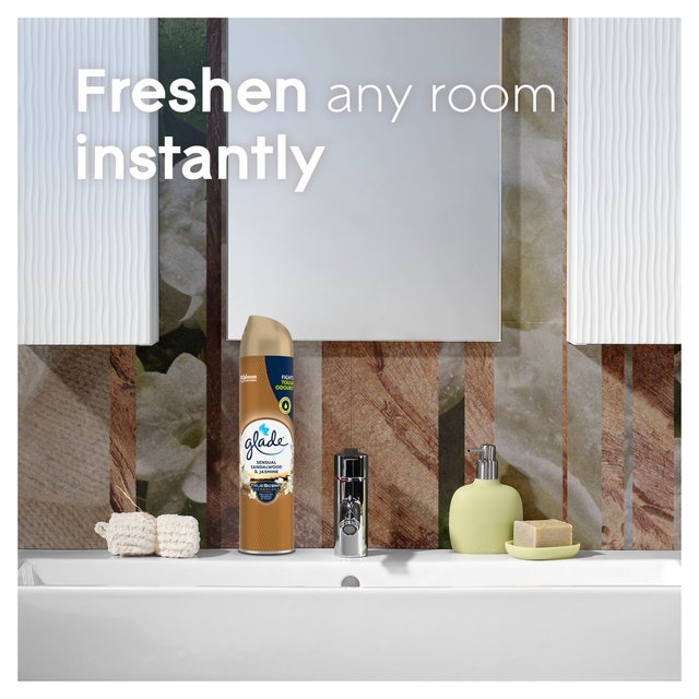 Glade Aerosol Sandalwood & Jasmine Air Freshener   300ml