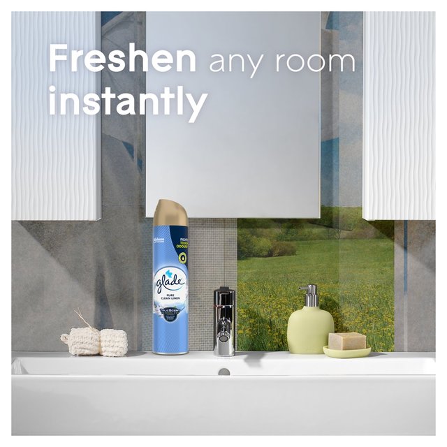 Glade Aerosol Clean Linen Air Freshener   300ml GOODS M&S   