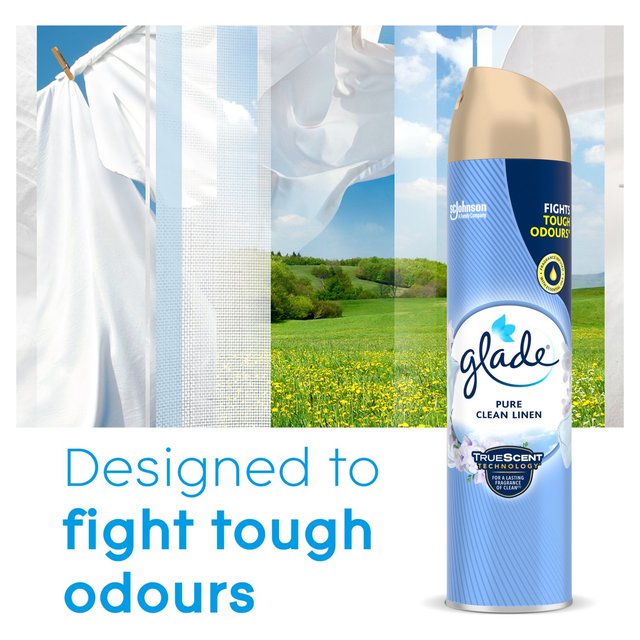 Glade Aerosol Clean Linen Air Freshener   300ml GOODS M&S   