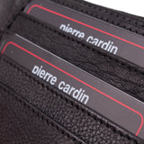 Pierre Cardin men's black leather wallet and gift box, imported from the UK