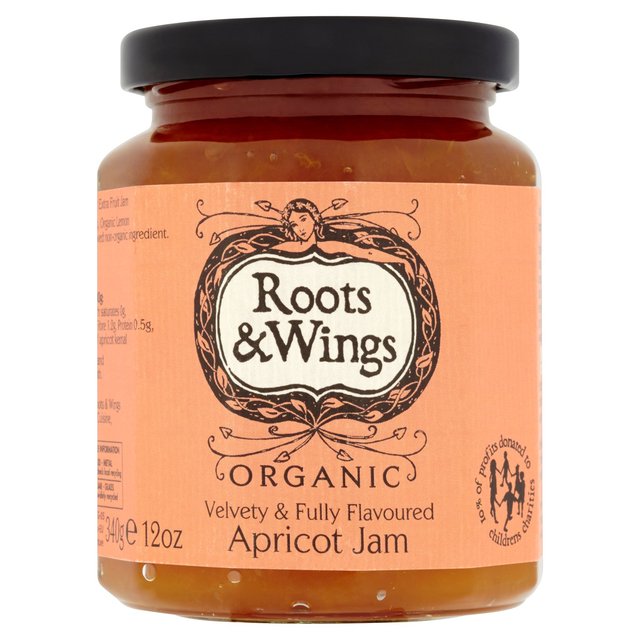 Roots & Wings Organic Apricot Jam   340g