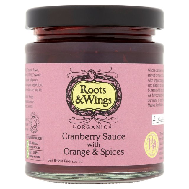 Roots & Wings Organic Cranberry Sauce   200g GOODS M&S   