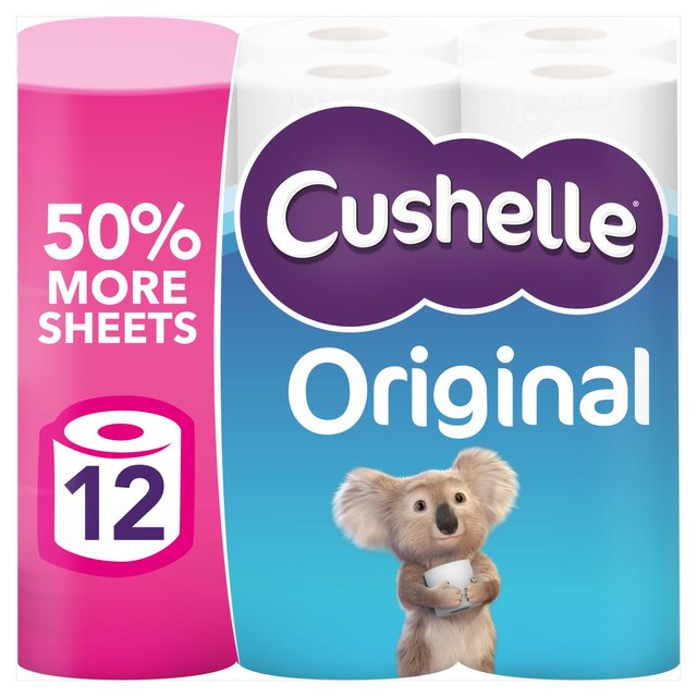 Cushelle Original Toilet Rolls   12 per pack GOODS M&S   