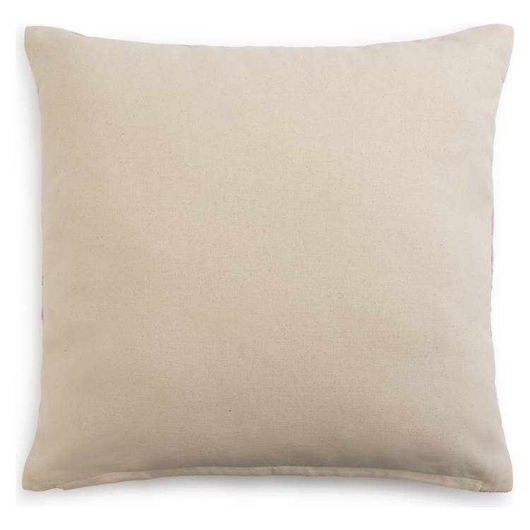 Habitat checker board cushion white and pink 43x43cm - British product