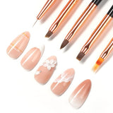 Bluesky nail art brushes 5 piece set, imported from the UK