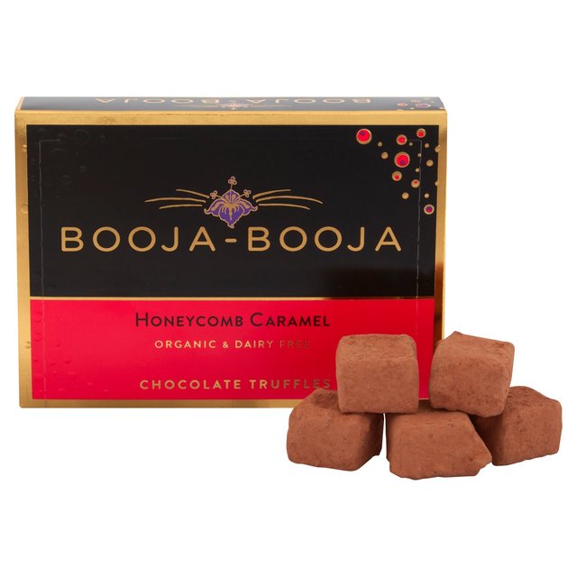 Booja Booja Honeycomb Caramel Chocolate Truffles   92g GOODS M&S   