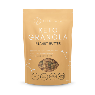 Holland & Barrett Keto Hana Peanut Butter Granola 30g- Buy online at McGrocer