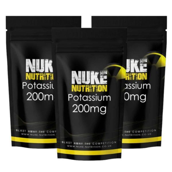 Nuke Nutrition Potassium Tablets 200mg - 180ct GOODS Superdrug   