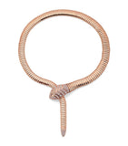 Bvlgari Serpenti rose gold diamond necklace - British product