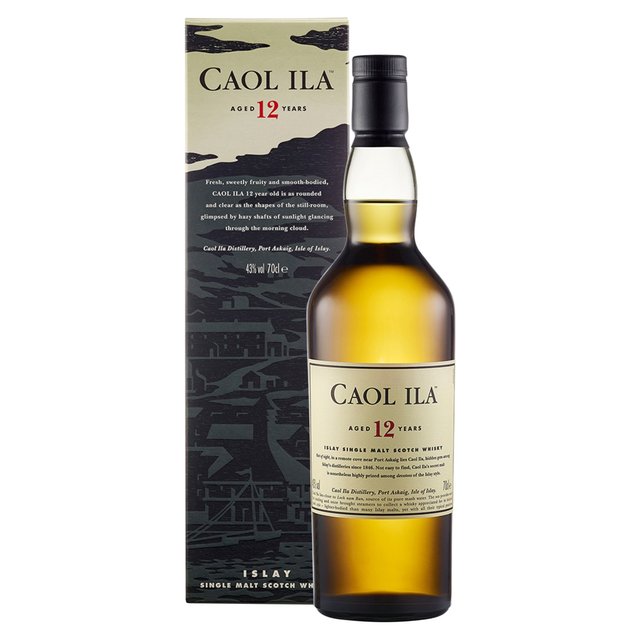 Caol Ila 12 Year Old Islay Single Malt Scotch Whisky   70cl