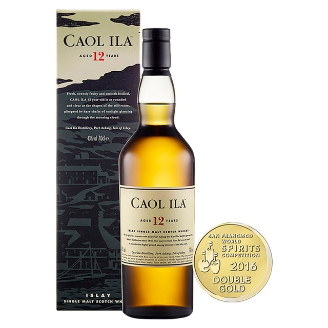 Caol Ila 12 Year Old Islay Single Malt Scotch Whisky   70cl