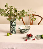 Harrods Fine Bone China Toile Vase 28cm, UK version