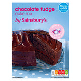 Sainsbury's Chocolate Fudge Cake Mix 502g Colourings & flavourings Sainsburys   