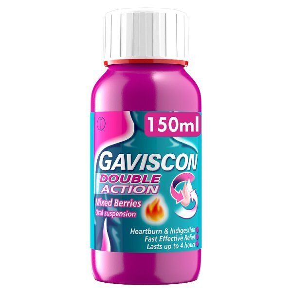 Gaviscon Double Action Mixed Berries Flavour 150Ml GOODS Superdrug   