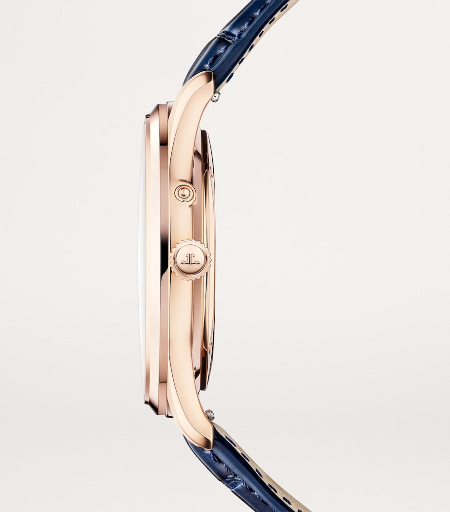 Jaeger-LeCoultre rose gold Master Ultra Thin power reserve watch 39mm, UK version