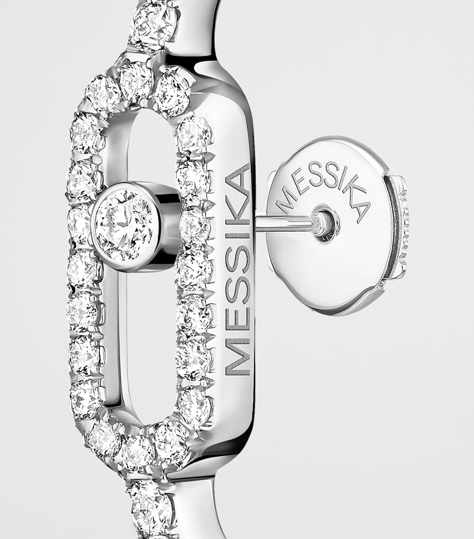 Messika Move Uno single earring 18kt white gold diamond (British brand)