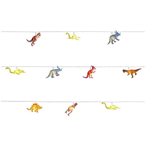 Glow Dinosaur multicoloured LED string lights 4.35m, imported from the UK