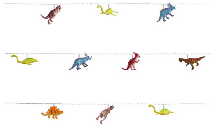 Glow Dinosaur multicoloured LED string lights 4.35m, imported from the UK