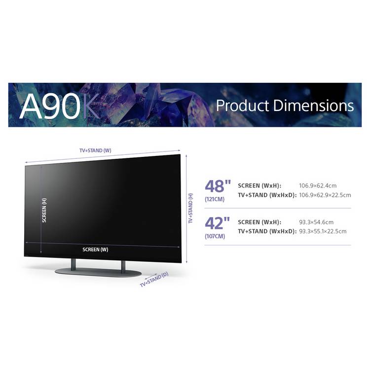 Sony XR42A90KU 42 inch OLED TV - British product