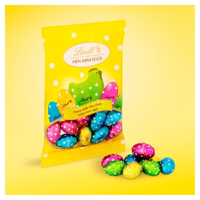 Lindt Easter Milk Chocolate Hen Mini Eggs   90g