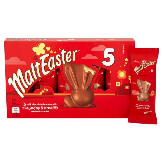 Maltesers  Milk Chocolate Bunny Multipack   5 x 29g