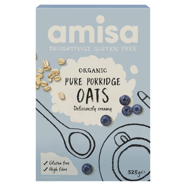 Amisa Organic Gluten Free Pure Porridge Oats   325g GOODS M&S   