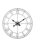 Pacific Silver antique metal wall clock, UK version
