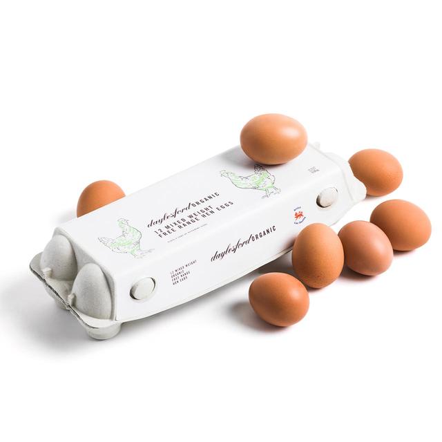 Daylesford Organic Mixed Weight Eggs   12 per pack GOODS M&S   