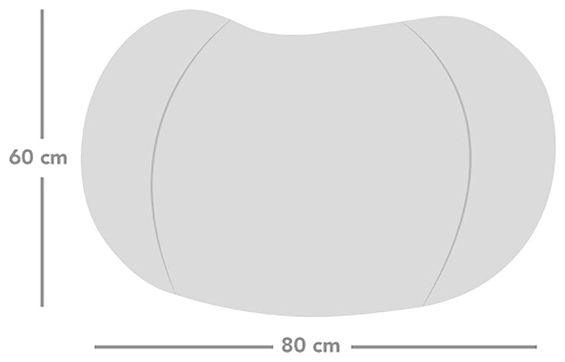 rucomfy kids slouch bean bag grey H60xW80xD80cm, imported from the UK