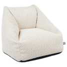 rucomfy Kids Snuggle Bean Bag Chair in Oat 50x48x46cm, imported from the UK