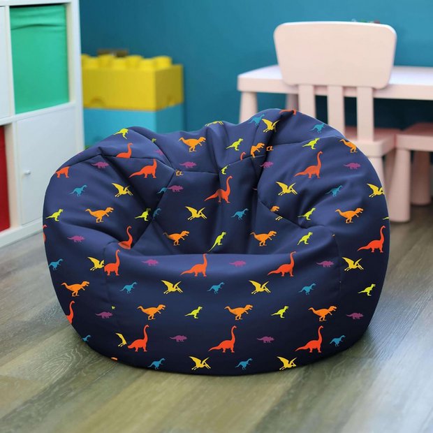 rucomfy kids dinosaur bean bag 60x80x80cm, imported from the UK