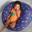 rucomfy kids dinosaur bean bag 60x80x80cm, imported from the UK