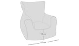 rucomfy kids unicorn castle bean bag chair, imported from the UK