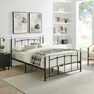 Argos Home Yani small double metal bed frame black - British product