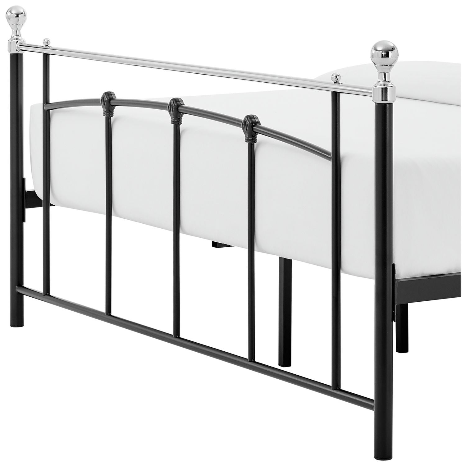Argos Home Yani small double metal bed frame black - British product