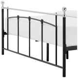 Argos Home Yani small double metal bed frame black - British product