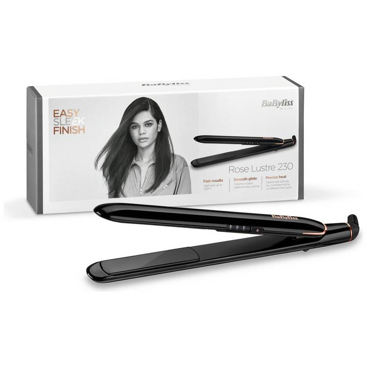 BaByliss ceramic hair straightener black 25mm - British product