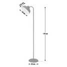 Argos Home Benson adjustable floor lamp black - British product