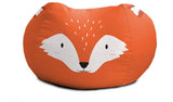 rucomfy fox animal bean bag medium, imported from the UK