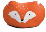 rucomfy fox animal bean bag medium, imported from the UK
