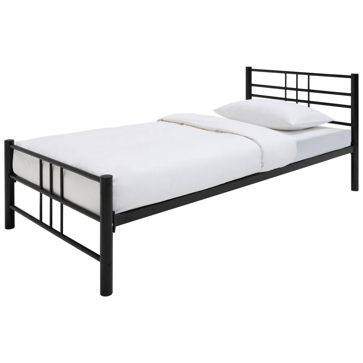Argos Home Atlas Single Metal Bed Frame in black - British product