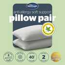 Silentnight Anti Allergy Front Soft Pillows 2 Pack (British brand)