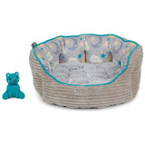 Petface puppy bed bundle grey cord small (British brand)