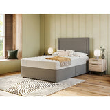 Sealy Eldon Comfort Double Divan Bed with Mattress and Storage (British brand)