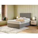 Sealy Eldon Comfort Double Divan Bed with Mattress and Storage (British brand)