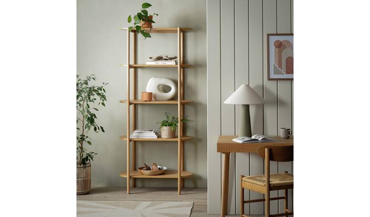 Habitat Edin 5 Tier Shelving Unit in Natural 182x80x41cm, UK version
